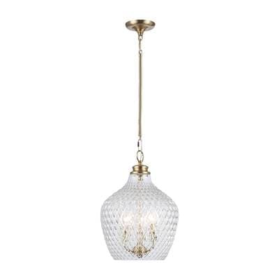 Golden Lighting Adeline 3-light Pendant - Modern Brushed Gold