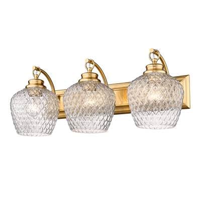 Golden Lighting Adeline 3-light Vanity - Modern Brushed Gold