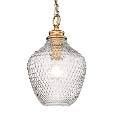 Golden Lighting Adeline 1-light Pendant - Modern Brushed Gold