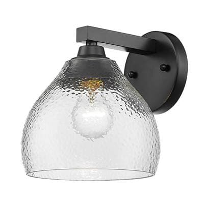 Golden Lighting Ariella 1-light Wall Sconce in Matte Black - Matteblack by Golden Lighting