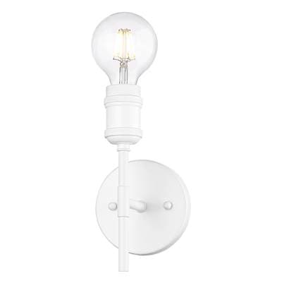 Golden Lighting Wry Lighting Axel 1-light Wall Sconce - Matte White