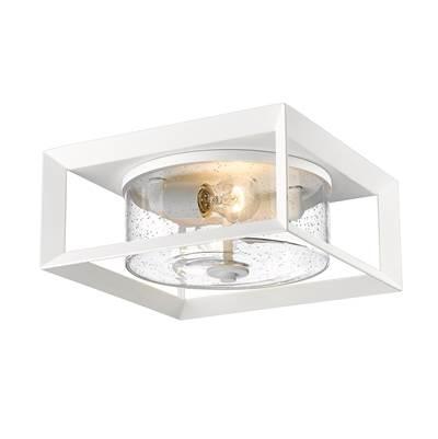 Golden Lighting Smyth 2-light Outdoor Ceiling in Natural White by Golden Lighting