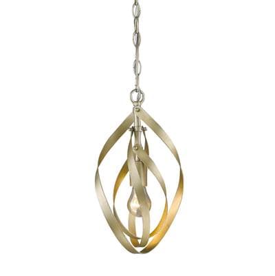 Golden Lighting Wry Lighting Nicolette 1-light Pendant - White Gold