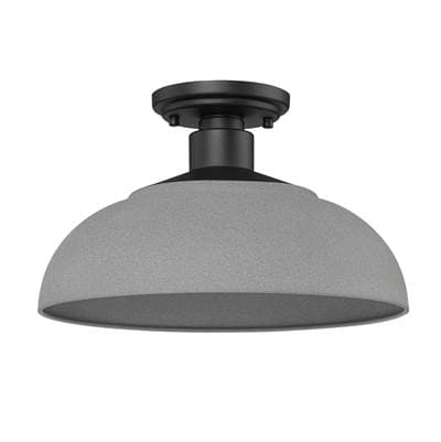 Golden Lighting Yep By Golden Lighting Levitt 1-light Outdoor Ceiling in Natural Black and...