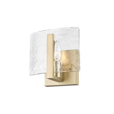 Golden Lighting Aenon 1-light Wall Sconce - Brushed Champagne Brass by Golden Lighting