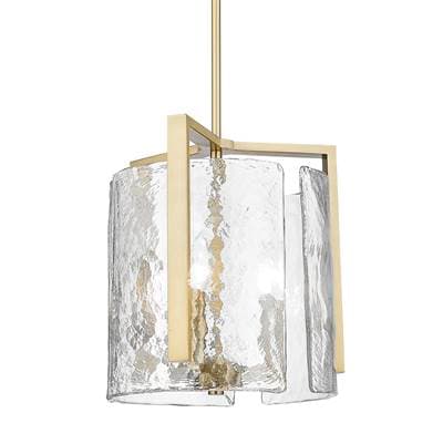 Golden Lighting Aenon 3-light Pendant - Brushed Champagne Brass by Golden Lighting
