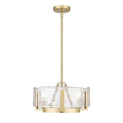 Golden Lighting Aenon 3-light Chandelier - Brushed Champagne Brass by Golden Lighting