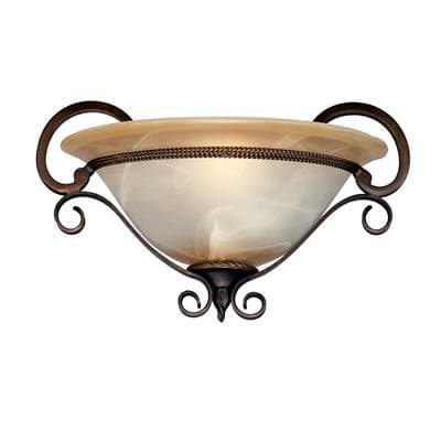Golden Lighting Wry Lighting Meridian 1-light Wall Sconce - Golden Bronze by Golden Lighting