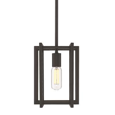 Golden Lighting Tribeca 1-light Pendant in Matte Black
