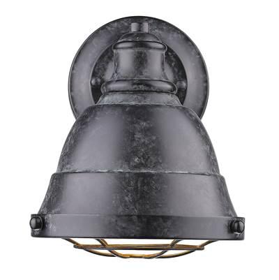 Golden Lighting Bartlett 1-light Vanity in Black Patina