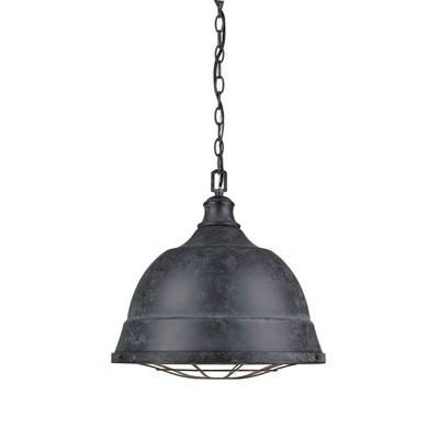 Golden Lighting Bartlett 2-light Pendant in Black Patina by Golden Lighting