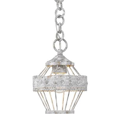Golden Lighting Wry Lighting Ferris 1-light Pendant - Oyster