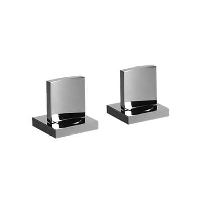 Graff Sade/Targa/Luna Floor-Mounted Tub Filler Handle Set - Deck-Mounted - Unfinished Brass