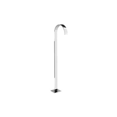 Graff Sade Floor-Mounted Tub Filler - Spout Only - Unfinished Brass