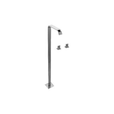 Graff Targa Floor-mounted Tub Filler - Unfinished Brass