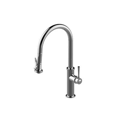 Graff Pull-down Kitchen Faucet with Chef's Pro Sprayer - Unfinished Brass