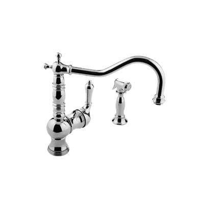 Graff Kitchen Faucet with Side Spray - Brushed Brass Pvd by Graff