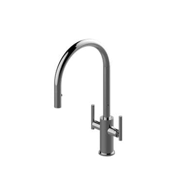 Graff Pull-down Two-handle Kitchen Faucet - Brushed Brass Pvd