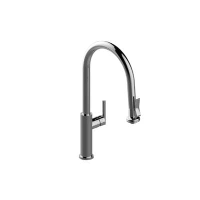 Graff Pull-down Kitchen Faucet with Chef's Pro Sprayer - Unfinished Brass