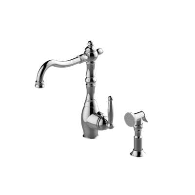 Graff Kitchen Faucet with Side Spray - Brushed Brass Pvd by Graff
