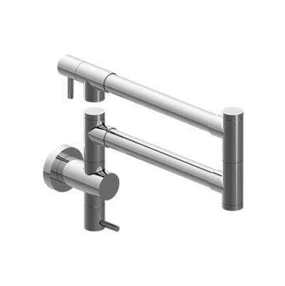 Graff Kitchen Pot Filler Faucet - 24k Brushed Gold Plated
