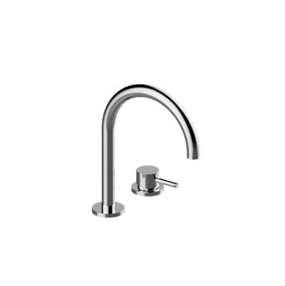 Graff M.E. Two-hole Lavatory Faucet - 24k Gold Plated by Graff