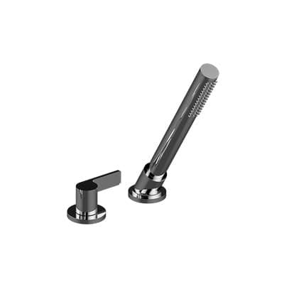 Graff Terra Deck-mounted Handshower and Diverter Set (trim) - Brushed Onyx Pvd