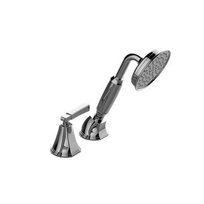 Graff Finezza UNO Deck-mounted Handshower & Diverter Set W/lever Handle (trim) - Brushed Onyx Pvd by Graff