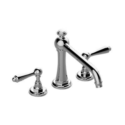 Camden Roman Tub Set w/Lever Handle (Trim) - Polished Rustic Bronze Pvd by Graff