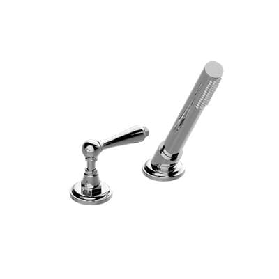 Graff Camden Deck-mounted Handshower & Diverter Set W/lever Handle (trim) - Brushed Onyx Pvd by Graff