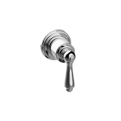 Graff Camden Traditional M-series 3-Way Diverter Valve Trim with Handle - Brushed Onyx Pvd by Graff