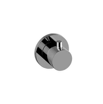 Graff M.E. Round M-series Stop/volume Control Valve Trim with Handle - 24k Gold Plated