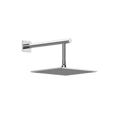 Graff Contemporary Showerhead with Arm - Unfinished Brass by Graff