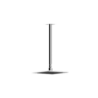 Graff Contemporary Showerhead with Ceiling Arm - Unfinished Brass by Graff