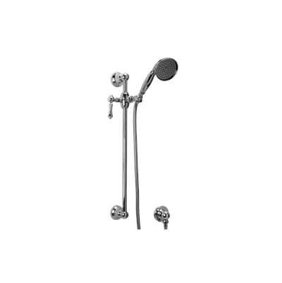 Graff Adley Traditional Handshower W/wall-mounted Slide Bar - 24k Gold Plated