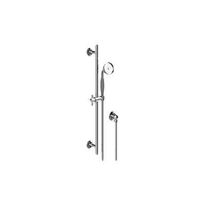 Graff Various Traditional Handshower W/wall-mounted Slide Bar - Brushed Brass Pvd