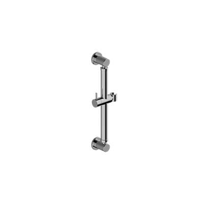 Graff Various Round Grab Bar - 16'' W/handshower Holder - Brushed Onyx Pvd