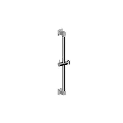 Graff Various Square Grab Bar - 24'' W/handshower Holder - Brushed Onyx Pvd