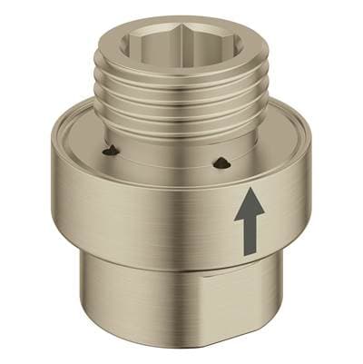 Grohe 1/2 Inline Vacuum Breaker - Brushed Nickel by Grohe