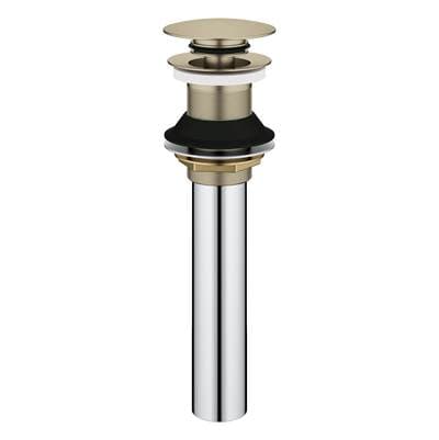 Grohe Bathroom Sink Push Drain Without Overflow - Brushed Nickel