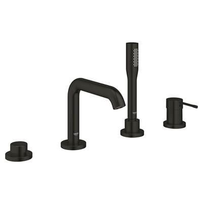 4-Hole Single-Handle Deck Mount Roman Tub Faucet with 1.75 GPM Hand Shower by Grohe