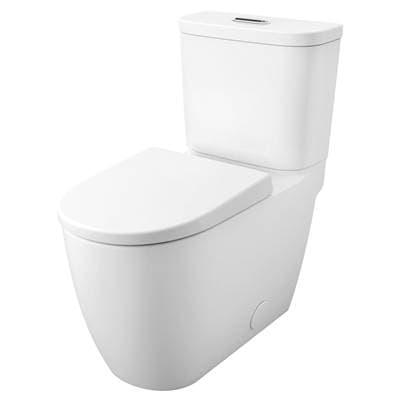 Grohe Two-piece Dual Flush Right Height Elongated Toilet with Seat - Alpine White by Grohe