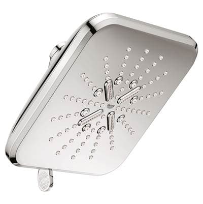 Grohe Shower Head, 6-1/2 - 3 Sprays, 1.75gpm - Chrome