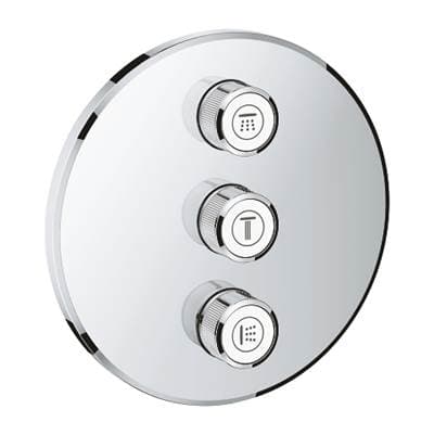 Thermostatic Valve Trims With Integrated Diverter