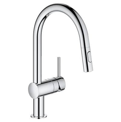 Grohe Minta Single-handle Pull-down Kitchen Faucet Dual Spray 1.75 GPM - Chrome by Grohe