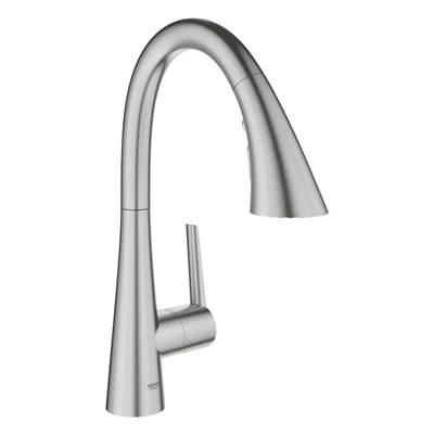 Single-Handle Pull Down Triple Spray Bar Faucet  1.75 GPM - Supersteel by Grohe