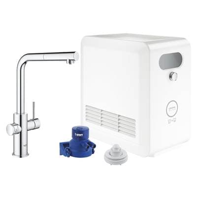 Grohe Single-handle Pull-out Kitchen Faucet Single Spray 1.75 GPM with Chilled & Sparkling Water... by Grohe