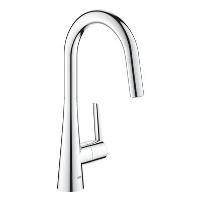 Single-Handle Pull Down Kitchen Faucet Dual Spray 1.75 GPM - Chrome