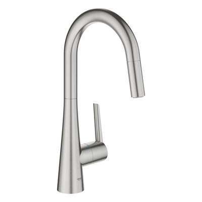 Single-Handle Pull Down Kitchen Faucet Dual Spray 1.75 GPM - Supersteel