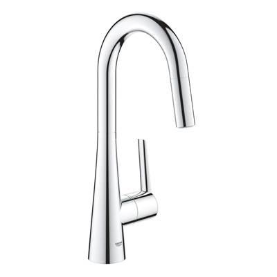 Single-Handle Pull Down Dual Spray Prep Faucet 1.75 GPM - Chrome by Grohe